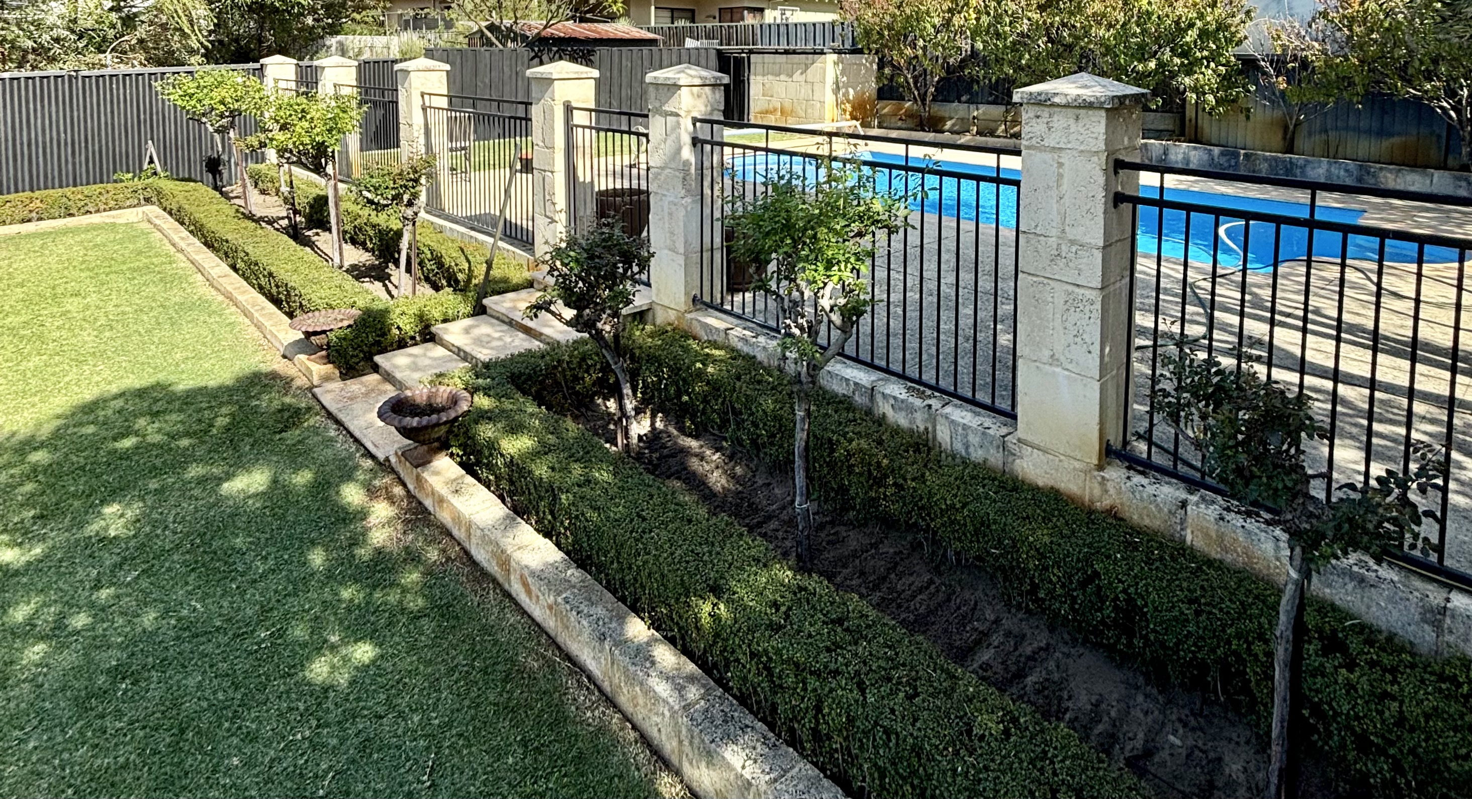 Beautiful garden landscape
